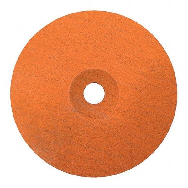 WALTER Surface Technologies - 7" Diam 7/8" Hole 24 Grit Fiber Disc - Ceramic - Caliber Tooling