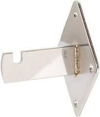 ECONOCO - Chrome Coated Wall Bracket - 3-3/4" Long, 3" Wide - Caliber Tooling