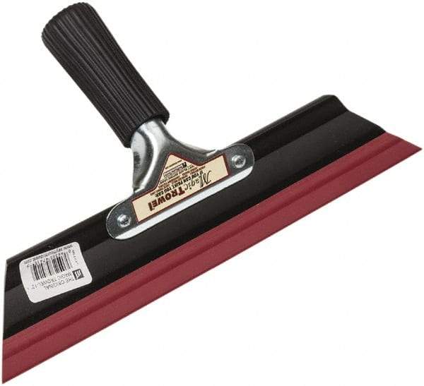 SEYMOUR-MIDWEST - Rubber Smoother Trowel - 12" Long x 12" Wide, Rubber Handle - Caliber Tooling