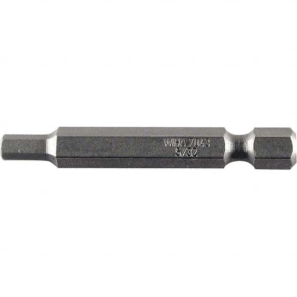 Wiha - 3mm Hex Power Bit - 1/4" Drive, 50mm OAL - Caliber Tooling