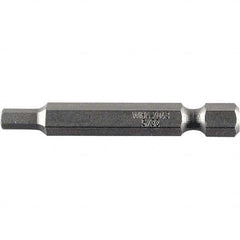 Wiha - 3mm Hex Power Bit - 1/4" Drive, 50mm OAL - Caliber Tooling