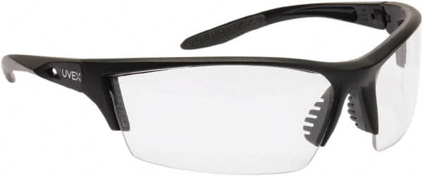 Uvex - Clear Lenses, Frameless Safety Glasses - Scratch Resistant, Adjustable Temples, Size Universal, Wrap Around - Caliber Tooling