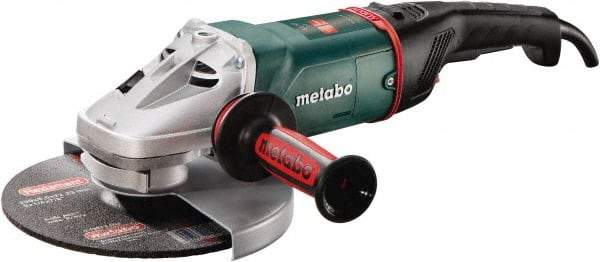 Metabo - 9" Wheel Diam, 6,600 RPM, Corded Angle & Disc Grinder - 5/8-11 Spindle - Caliber Tooling