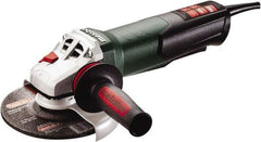 Metabo - 6" Wheel Diam, 9,600 RPM, Corded Angle & Disc Grinder - 5/8-11 Spindle, 120 Volts, 13.5 Amps - Caliber Tooling