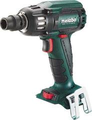 Metabo - 1/2" Drive 18 Volt Pistol Grip Cordless Impact Wrench & Ratchet - 2,150 RPM, 295 Ft/Lb Torque, Lithium-Ion Batteries Not Included - Caliber Tooling