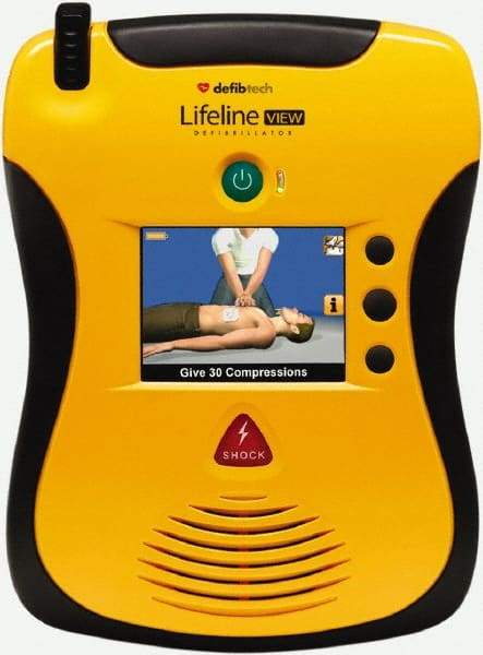 Defibtech - Adult Pad Defibrillator - Nonrechargeable Lithium Battery Included - Caliber Tooling