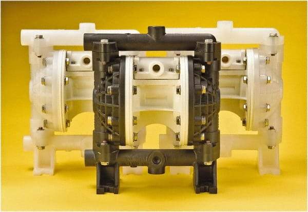 Versa-Matic - 1/2" NPT, Air Operated Diaphragm Pump - Buna-N Diaphragm, Polypropylene Housing - Caliber Tooling