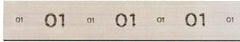 Starrett - 36 Inch Long x 1/2 Inch Wide x 5/16 Inch Thick, Tool Steel Air Hardening Flat Stock - + 0.25 Inch Long Tolerance, + 0.000-0.005 Inch Wide Tolerance, +/- 0.001 Inch Thickness Tolerance, +/- 0.001 Inch Square Tolerance, AISI Type A2 Air Hardening - Caliber Tooling