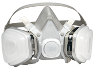 Half Facepiece Disposable Respirator Assembly; Medium 12/cs - Caliber Tooling