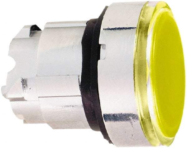 Schneider Electric - 22mm Mount Hole, Flush, Pushbutton Switch Only - Round, Orange Pushbutton, Nonilluminated, Momentary (MO) - Caliber Tooling