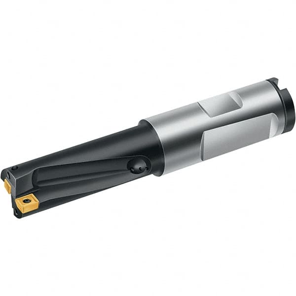 Walter - 34mm Max Drill Depth, 2xD, 17mm Diam, Indexable Insert Drill - 2 Inserts, 16mm Shank Diam, Combination Shank - Caliber Tooling