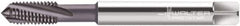 Walter-Prototyp - M3x0.50 Metric 3 Flute 6HX Modified Bottoming Spiral Flute Tap - Powdered Metal, AlCrN Finish, 56mm OAL, Right Hand Flute, Right Hand Thread, Series 2041663 - Caliber Tooling