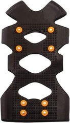 Ergodyne - Size 2XL, (Women's Size 2XL) Strap-On Cleat - Steel Studs Traction, Black - Caliber Tooling