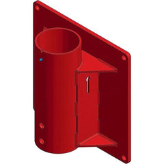 THERN - Davit Crane Bases Base Type: Wall Mount Base Finish/Coating: Red Powder Coat - Caliber Tooling