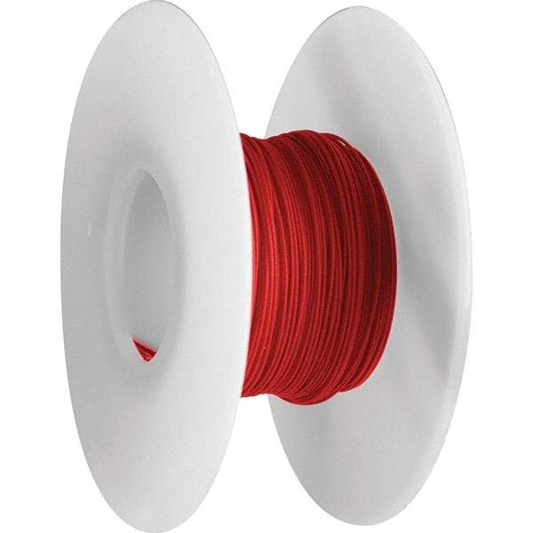 OK Industries - 30 AWG, 1 Strand, 304 m OAL, Copper Hook Up Wire - Red Kynar Jacket - Caliber Tooling