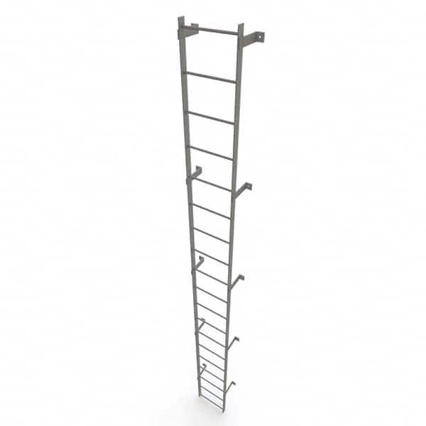 TRI-ARC - Rolling & Wall Mounted Ladders & Platforms Type: Fixed Ladder Style: Safety Cage - Caliber Tooling