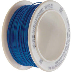 OK Industries - 30 AWG, 1 Strand, 15.2 m OAL, Copper Hook Up Wire - Blue Kynar Jacket - Caliber Tooling