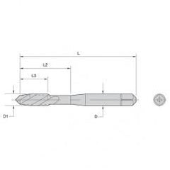 16053 M3-0.5 HS G D3 2F PLUG FAST - Caliber Tooling