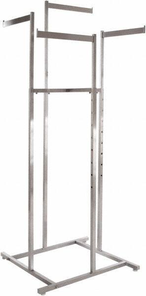 ECONOCO - Chrome 4-Way Display Rack - 71" High - Caliber Tooling