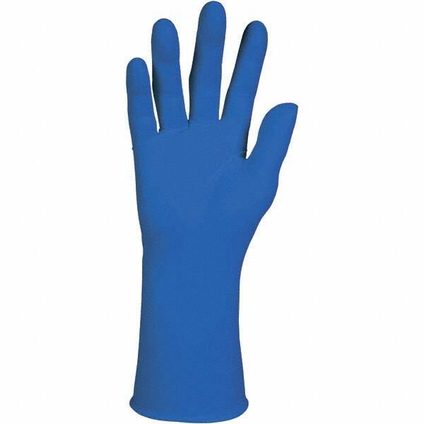 KleenGuard - Size 2XL, 12" Long, 12 mil Thick, Supported, Neoprene/Nitrile Chemical Resistant Gloves - Textured Finish, Straight Cuff, Blue - Caliber Tooling