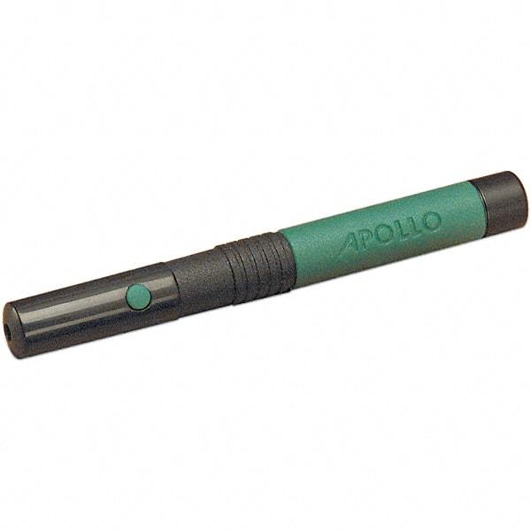 Quartet - Rubber & Metal Pen Size Laser Pointer - Jade Green, 2 AAA Batteries Included - Caliber Tooling