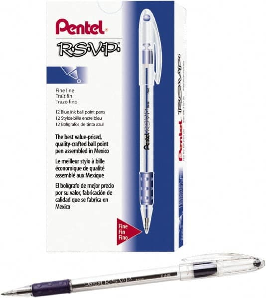 Pentel - Conical Ball Point Pen - Blue - Caliber Tooling