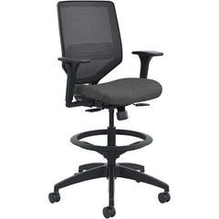 Hon - 53" High Mid Back Chair - 29-3/4" Wide x 28-3/4" Deep, Fabric Mesh Seat, Ink - Caliber Tooling