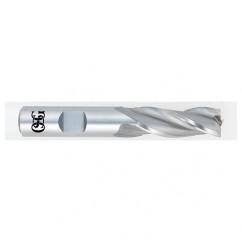 5/8 Dia. x 3-3/4 Overall Length 3-Flute Square End HSS-CO SE End Mill-Round Shank-Center Cutting-Uncoated - Caliber Tooling