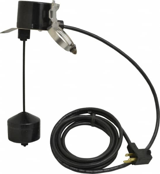 Little Giant Pumps - 115/230 AC Volt, Piggyback Vertical Mechanical Float Switch, Sump, Sew and Eff, Float Switch - 10 Ft. Cord Length, 1/5 HP, PVC, 13 Amperage Rating, For Use with Universal - Caliber Tooling