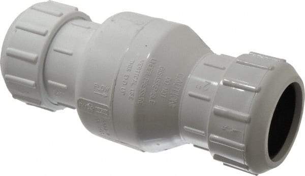 Little Giant Pumps - 2" PVC Check Valve - Inline, Compression - Caliber Tooling