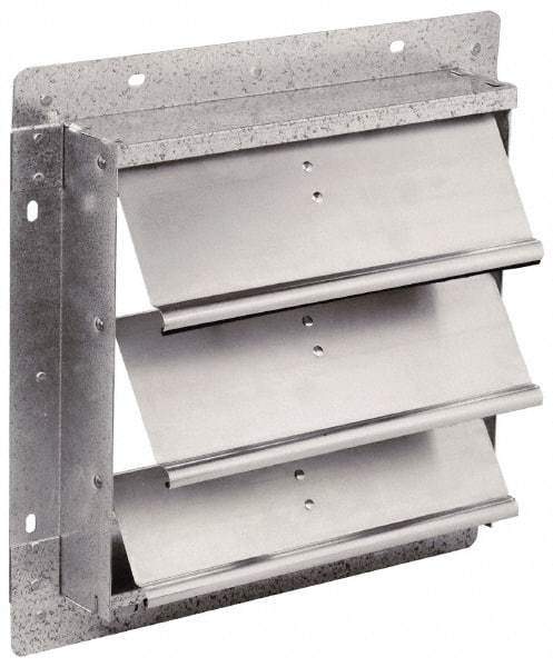 Fantech - 24 x 24" Square Motorized Dampers - 25" Rough Opening Width x 25" Rough Opening Height, For Use with 1SDE24, 1SDS24, 1MDE24, 1HDE24 - Caliber Tooling