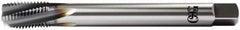 OSG - M16x2.00 Metric Coarse 4 Flute 6H Plug Spiral Flute Tap - Vanadium High Speed Steel, TiCN Finish, 180mm OAL, Left Hand Flute, Right Hand Thread, D7, Series 13118 - Caliber Tooling