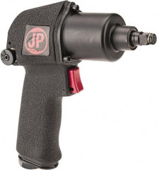 PRO-SOURCE - 3/8" Drive, 10,000 RPM, 180 Ft/Lb Torque Impact Wrench - Pistol Grip Handle, 1,200 IPM, 2.8 CFM, 1/4" Inlet - Caliber Tooling