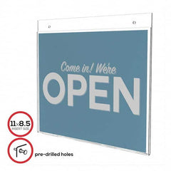 Deflect-o - Display & Organizer Accessories Type: Sign Holder For Use With: Signs - Caliber Tooling