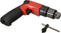 Sioux Tools - 3/8" Keyed Chuck - Pistol Grip Handle, 4,000 RPM, 11.8 LPS, 25 CFM, 0.6 hp - Caliber Tooling