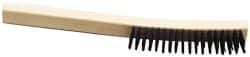 Ability One - Hand Wire/Filament Brushes - Wood Curved Handle - Caliber Tooling