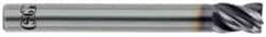 OSG - 3/4", 4 Flute, Single End, Solid Carbide, Corner Chamfer End Mill - 7" OAL, 35° Helix, Right Hand Flute, 1" LOC, Right Hand Cut - Caliber Tooling