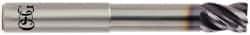 OSG - 1/2", 4 Flute, Single End, Solid Carbide, Corner Chamfer End Mill - 4" OAL, 35° Helix, Right Hand Flute, 5/8" LOC, Right Hand Cut, 2-1/4" Extended Reach - Caliber Tooling