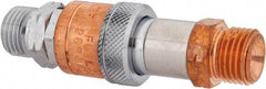 Value Collection - 9/16" Thread, RH Oxygen & LH Fuel Pair Hose to Hose Quick Connector - 3/8" ID, 9/16 NPTF - Caliber Tooling