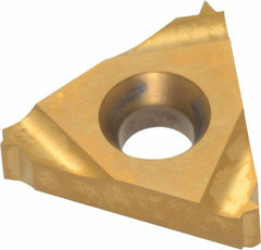 Hertel - 16IR Internal Right Hand 20 UN Laydown Threading Insert - Grade HG630TR, TiC/TiN Coated Carbide - Caliber Tooling