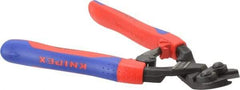 Knipex - 8" OAL, Bolt Cutter - 18mm Jaw Length x 33mm Jaw Width, 20° Angled Head, Ergo Dual Component Handle - Caliber Tooling