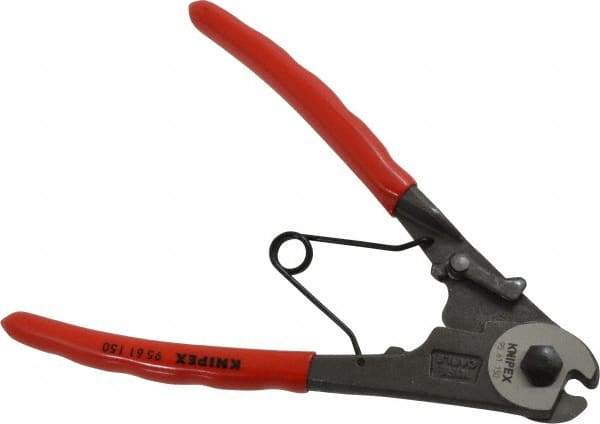 Knipex - 6" OAL, Cable Cutter - 6mm Jaw Length x 24mm Jaw Width, Standard Head, Ergo Dual Component Handle - Caliber Tooling