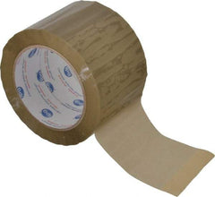 Intertape - 3" x 110 Yd Natural (Color) Rubber Adhesive Sealing Tape - Polypropylene Film Backing, 1.85 mil Thick, 27 Lb Tensile Strength, Series 7100 - Caliber Tooling