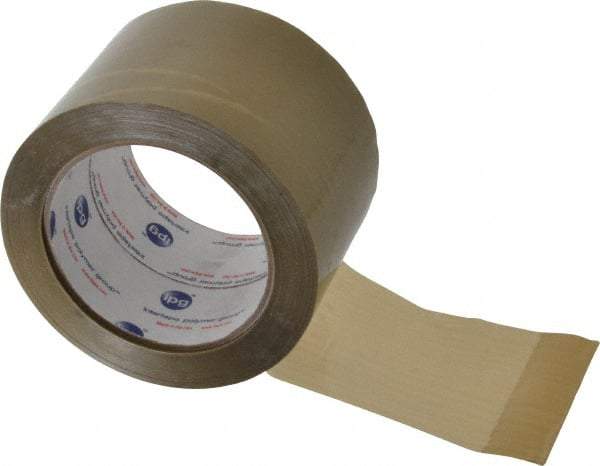 Intertape - 3" x 60 Yd Natural (Color) Rubber Adhesive Sealing Tape - Polypropylene Film Backing, 3 mil Thick, 32 Lb Tensile Strength, Series 1100 - Caliber Tooling