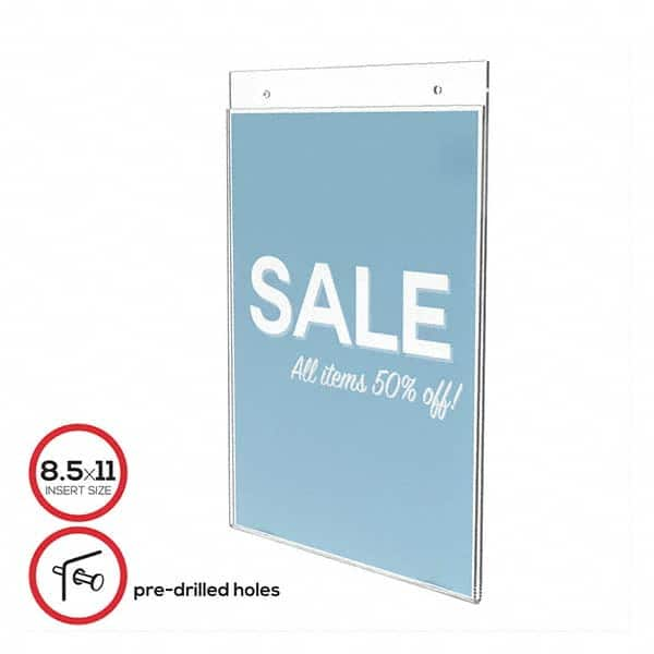 Deflect-o - Display & Organizer Accessories Type: Sign Holder For Use With: Signs - Caliber Tooling