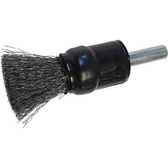 Osborn - 1/2" Diam Steel Bridled Crimped End Brush - Caliber Tooling