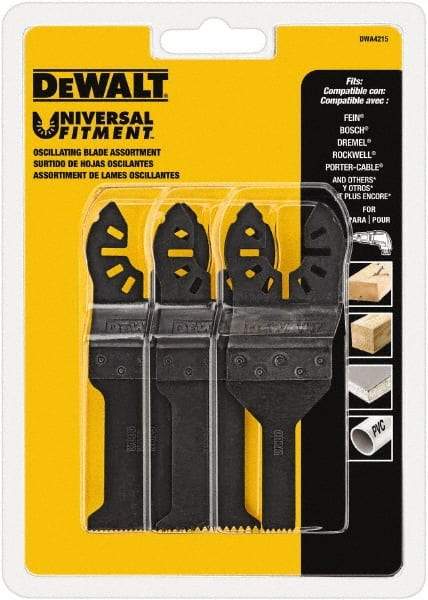 DeWALT - Oscilating Rotary Tool Accessory Kit - UNIVERSAL FITMENT, For Use on All Major Brands (no Adapter Required) - Caliber Tooling