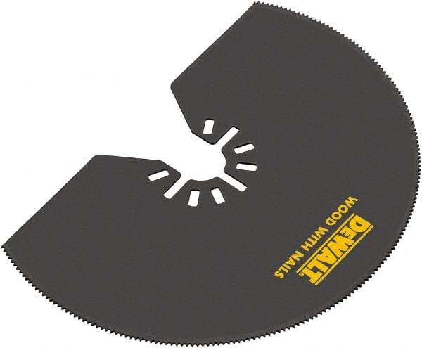 DeWALT - Semicircle Rotary Tool Blade - UNIVERSAL FITMENT, For Use on All Major Brands (no Adapter Required) - Caliber Tooling