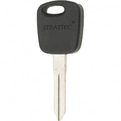 Value Collection - Strattec Transponder Key Blank - Nickel/Plastic - Caliber Tooling