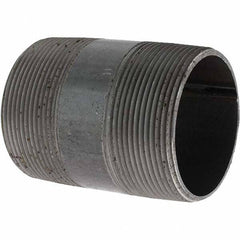 Value Collection - Schedule 40, 3" Diam x 4-1/2" Long Pipe Nipple - Threaded - Caliber Tooling